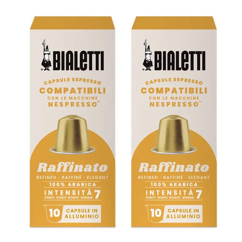 Bialetti Raffinato Nespresso Uyumlu Kapsül Kahve, 2x10 Adet