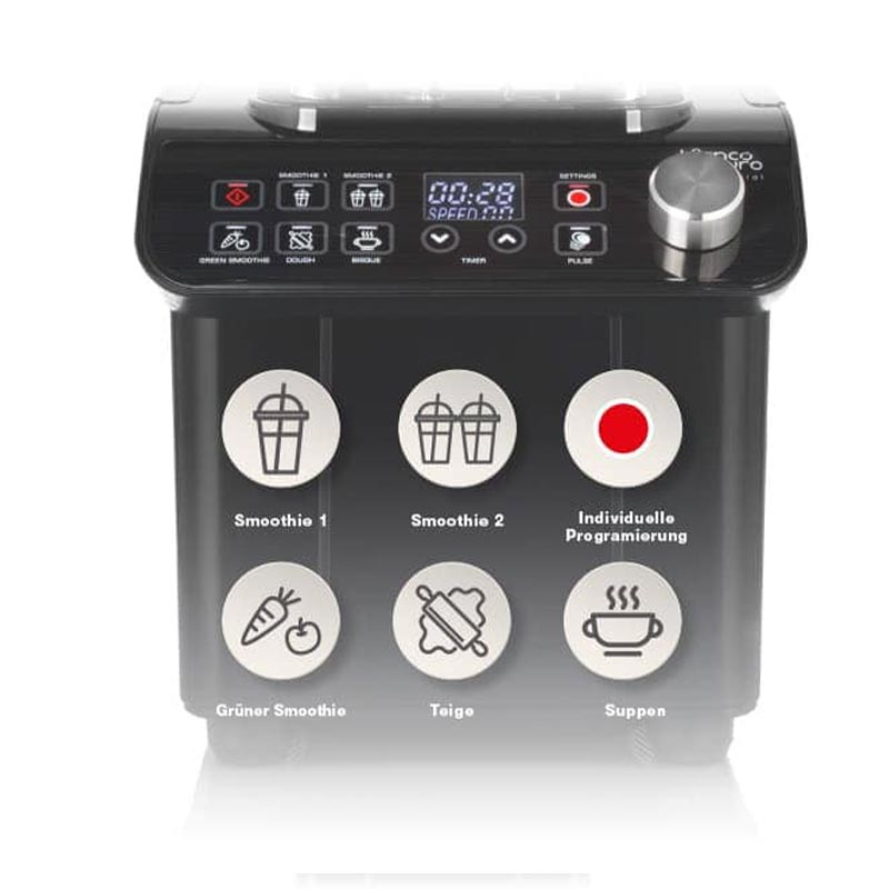 Bianco Di Puro Gusto Pro Bar Blender, 2 L, 1200 W, Siyah