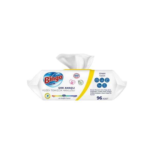 Bingo Limon 96'lı Paket Yüzey Havlusu