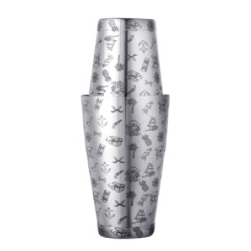 Biradlı BRD-3399 Tattoo Boston Shaker, 550/750 cl