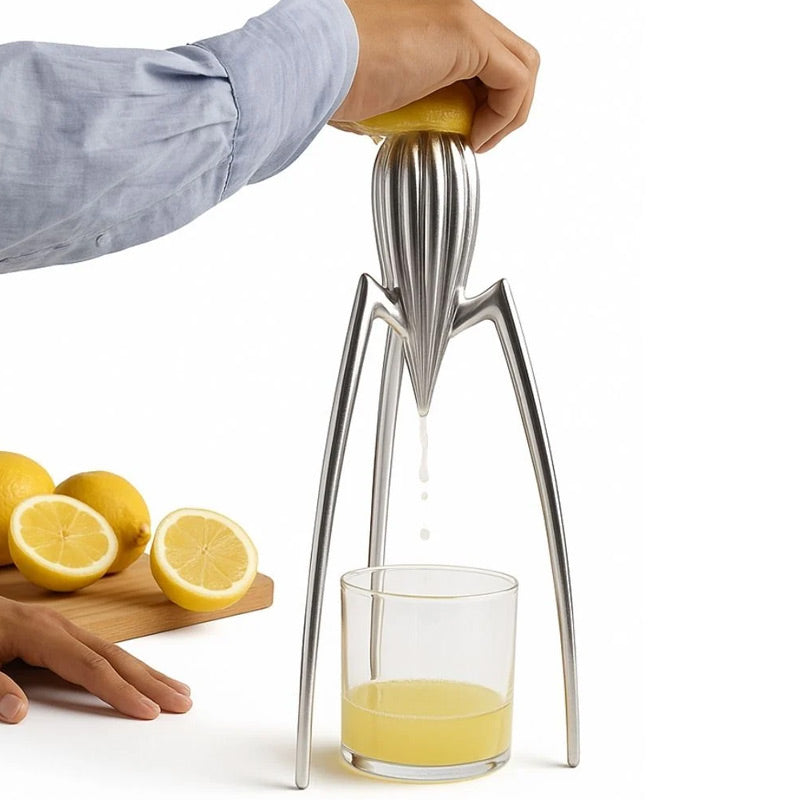 Biradlı Groovy GRV-LS-01 İkonik Tasarımlı Limon Sıkacağı, 12x12x29 cm