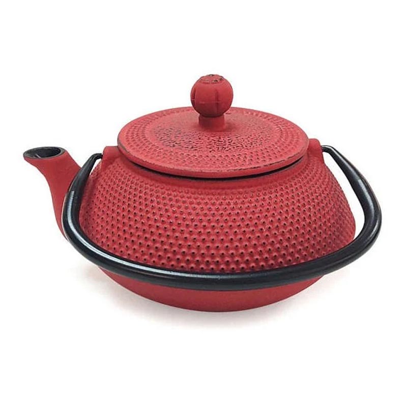 Biradlı Groovy GRV-TDK-700 Döküm Demlik, 700 ml, Kırmızı