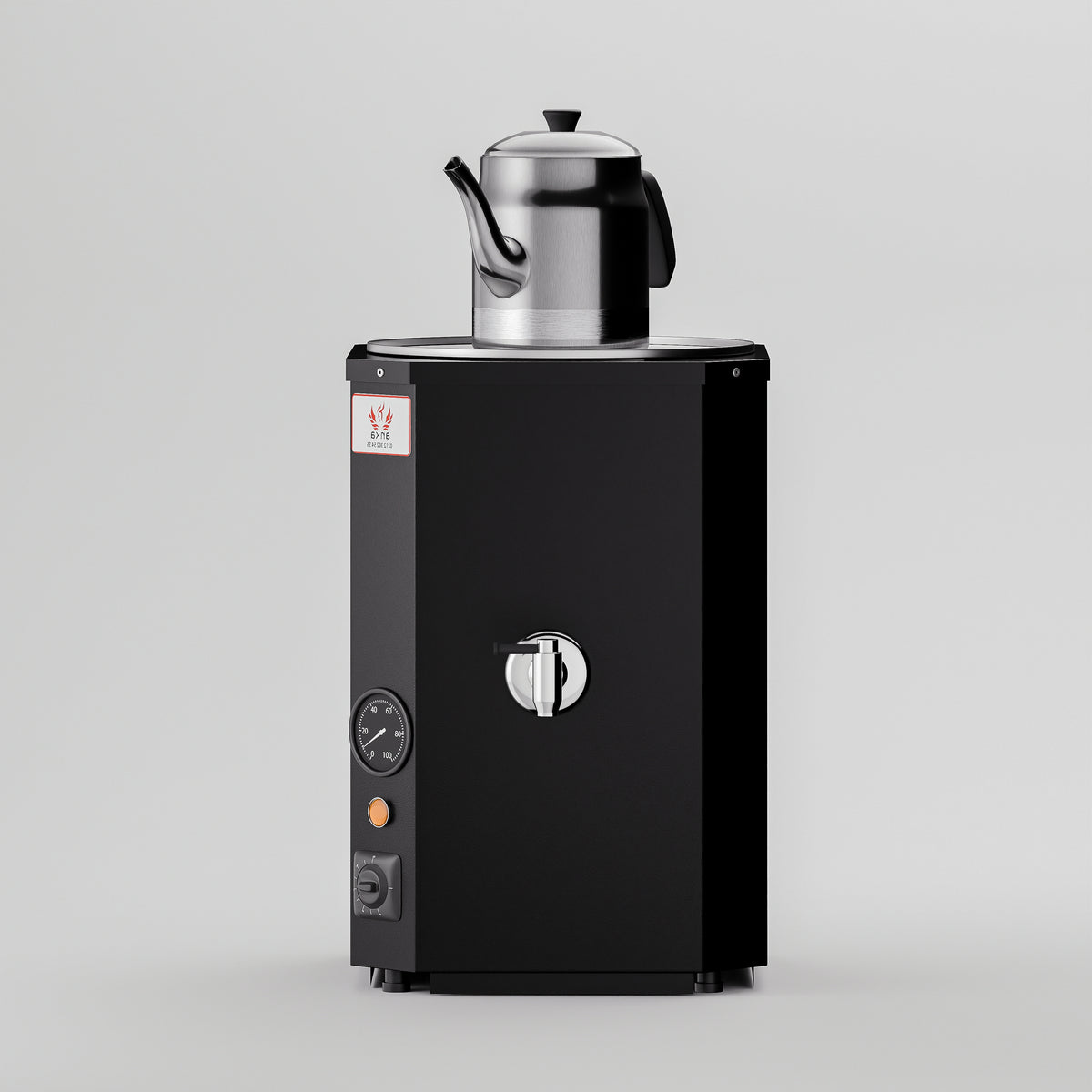 Black Yeni Nesil Jumbo Çay Makinesi 12 LT 1 Demlik ön görünüm