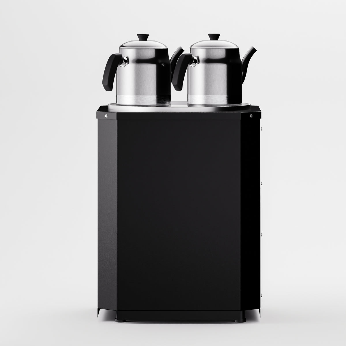 Black Yeni Nesil Jumbo Çay Makinesi 25 LT 2 Demlik arka görünüm
