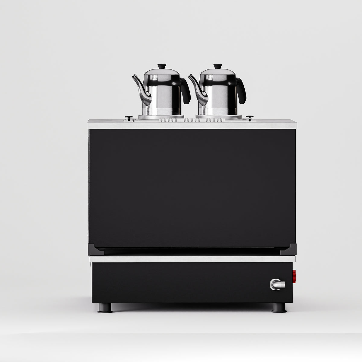 Black Pro Plus Hibrit Smart Çay Makinesi 20 LT 2 Demlik arka görünüm