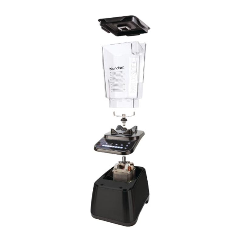 Blendtec Designer 650 Blender, 8 Hızlı, 6 Programlı, 1560 W, Siyah