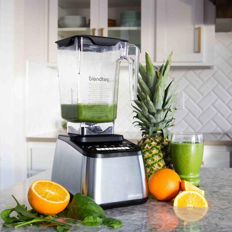 Blendtec Designer 650S Paslanmaz Çelik Blender, 8 Hızlı, 6 Programlı, 1560 W, Gri