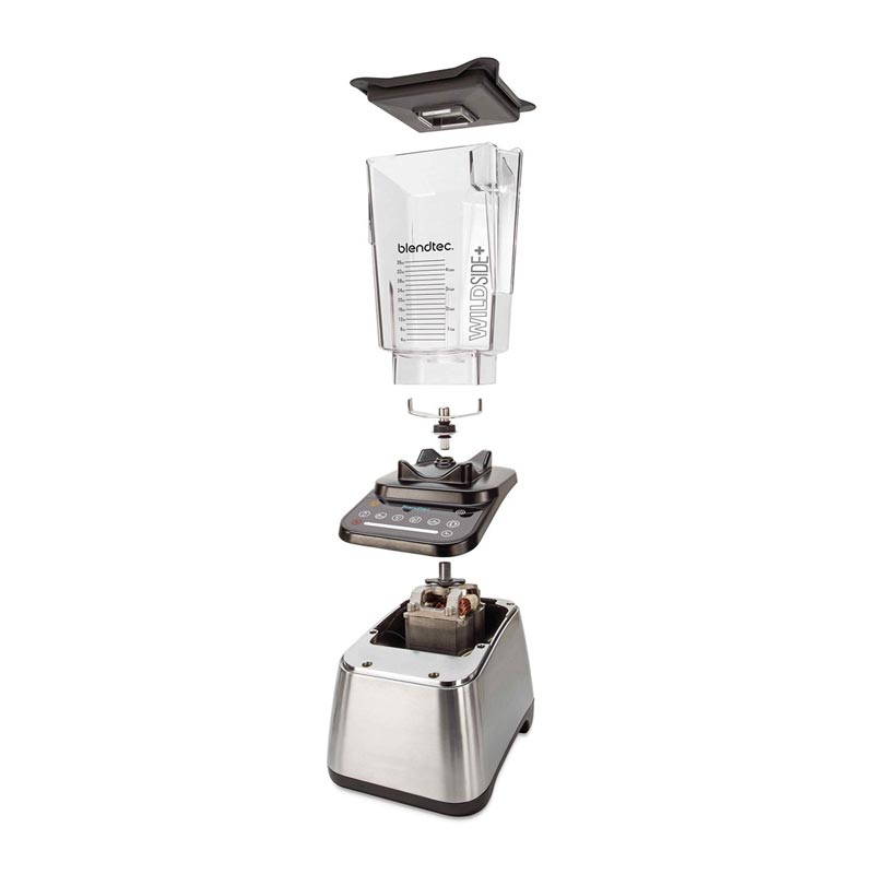 Blendtec Designer 650S Paslanmaz Çelik Blender, 8 Hızlı, 6 Programlı, 1560 W, Gri