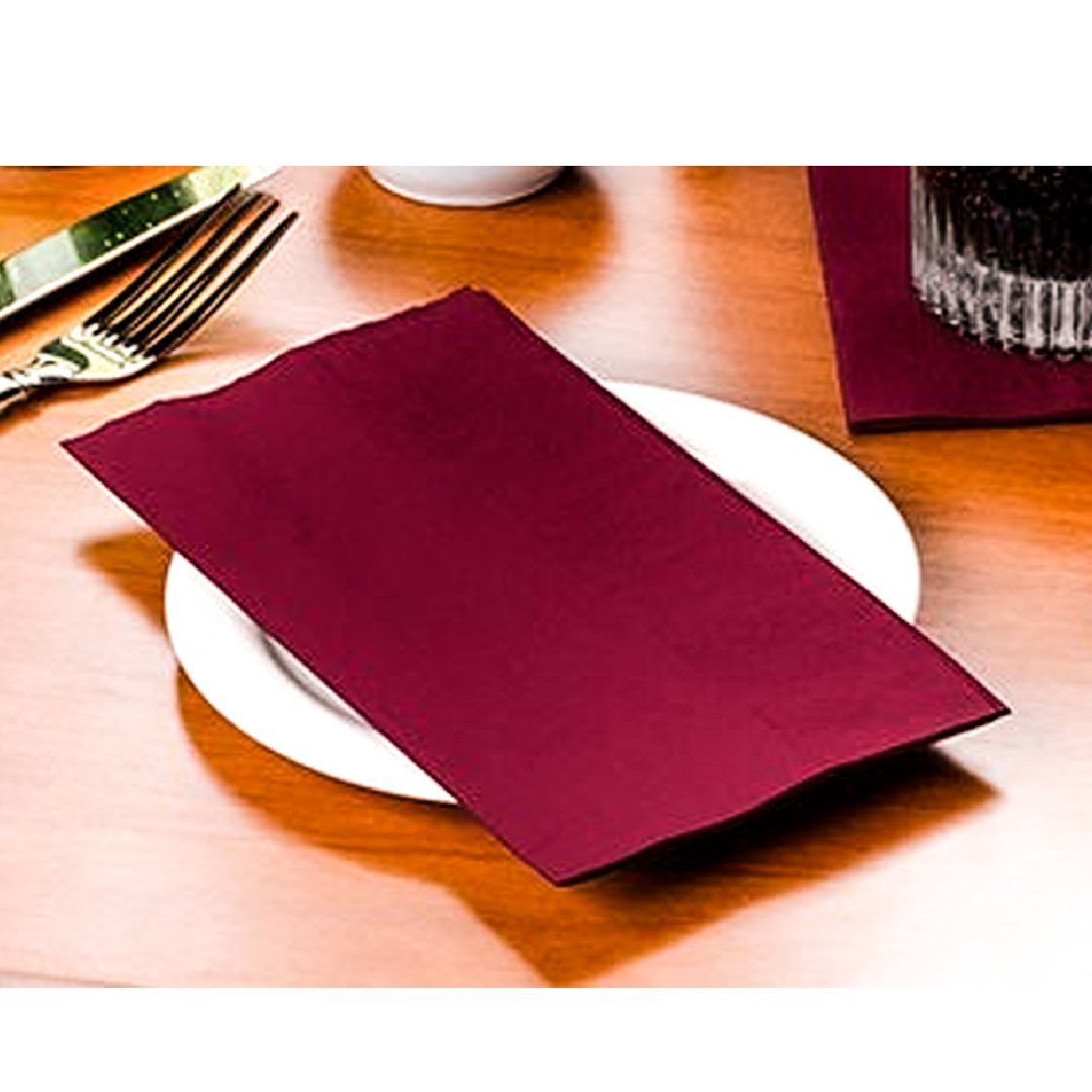 Peçete Garson Katlama Bordo 33x33 cm