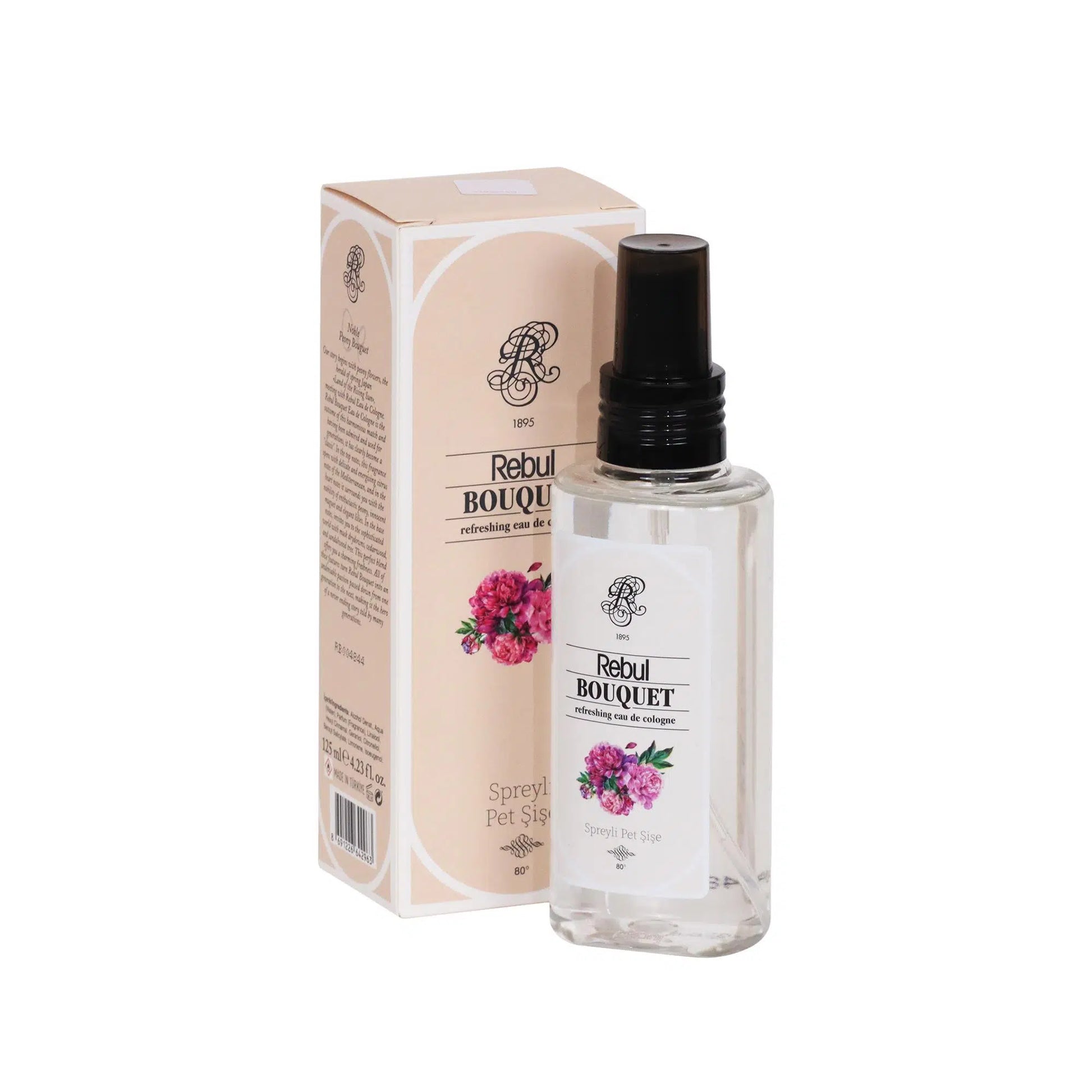 Bouquet (Buket) 125 ml Pet Şişe Sprey Kolonya 80°