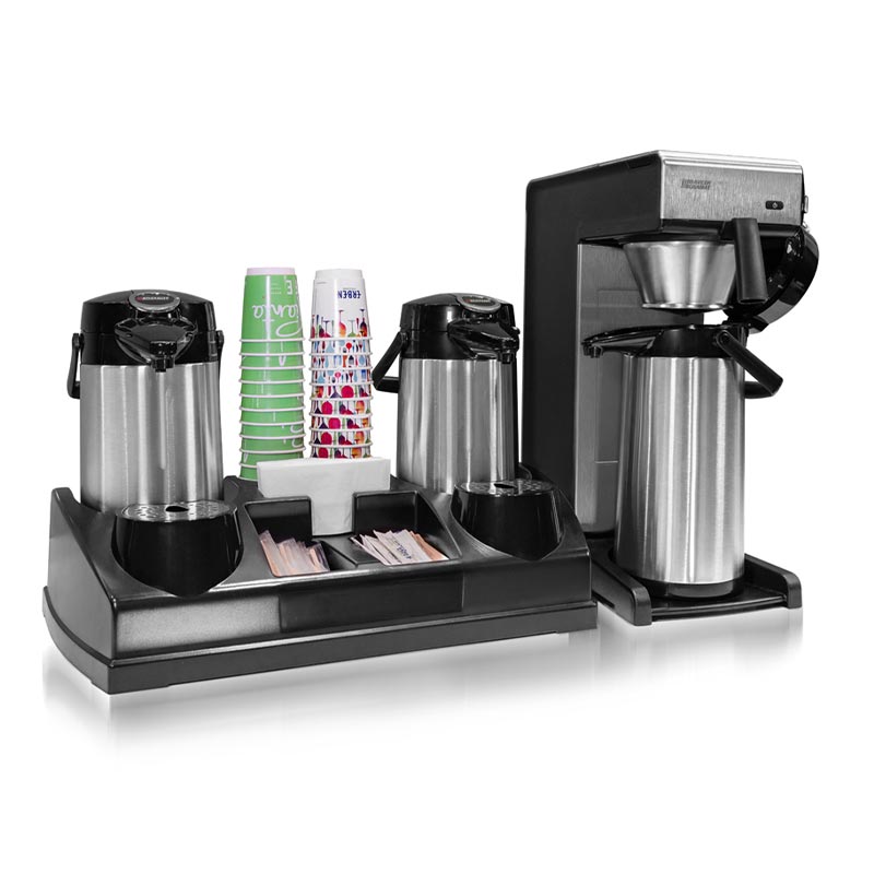 Bravilor Bonamat TH Filtre Kahve Makinesi + Airpot Furento Termos + Airpot Station + Bardaklık Standı