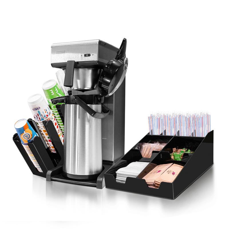 Bravilor Bonamat TH Filtre Kahve Makinesi + Airpot Furento Termos + Bardaklık Standı + Peçete ve Karıştırıcı Standı
