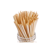 Buğday Sapı Pipet L: 20 cm W: 5 / 6 mm