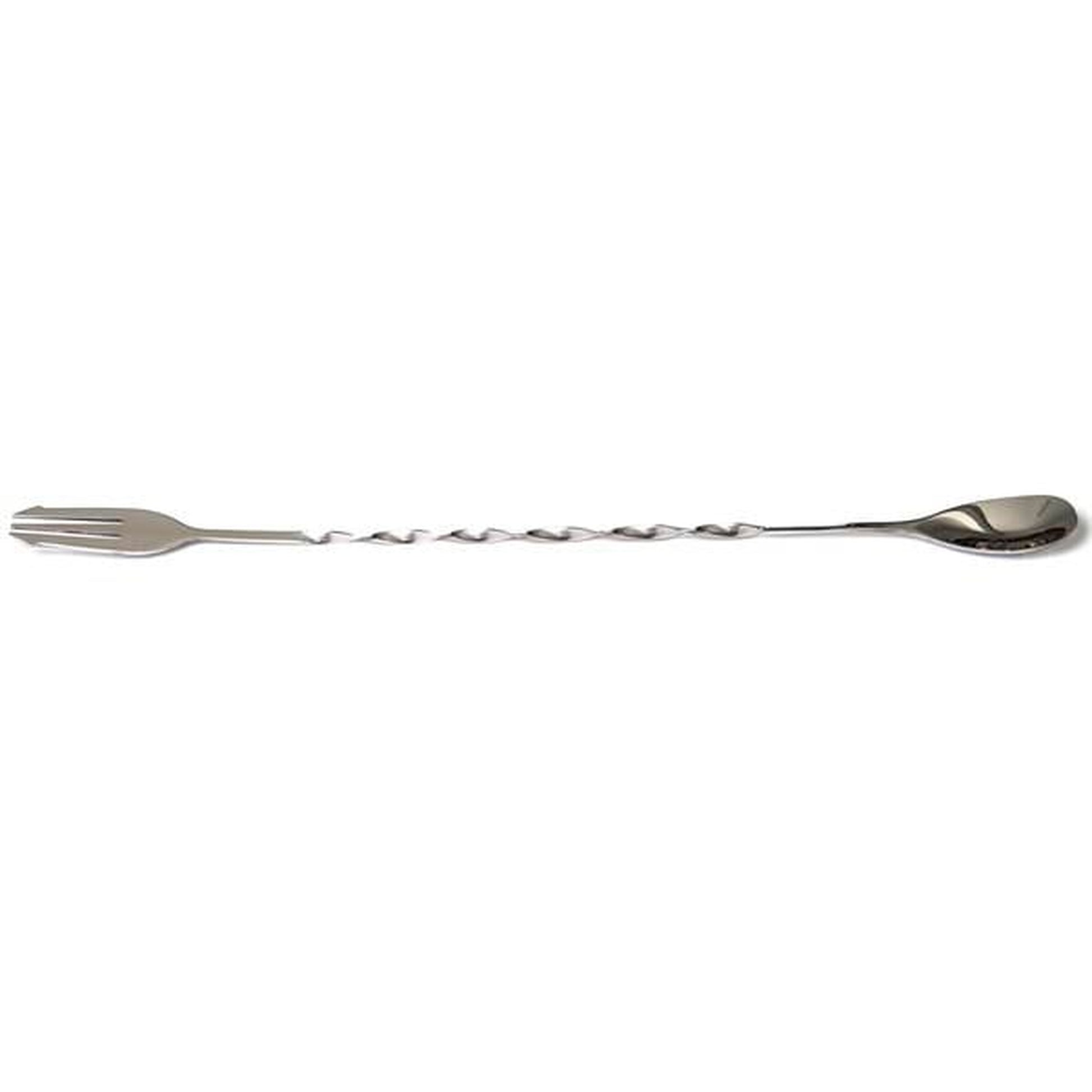 Burgulu Çatallı Bar Kaşık 33 cm