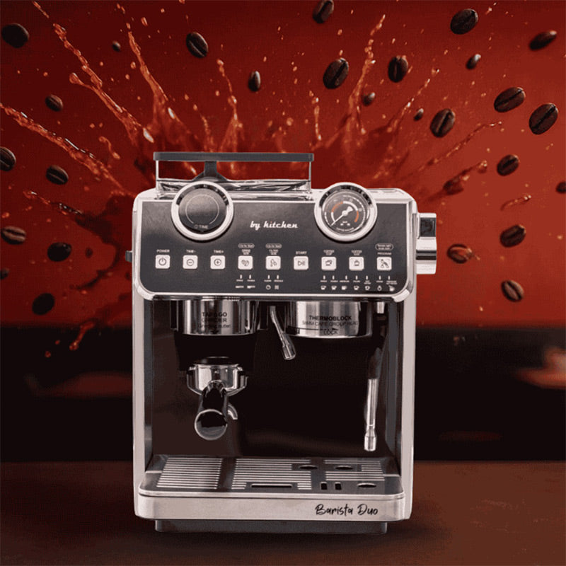 By Kitchen Barista Duo Ev Tipi Öğütücülü Espresso Kahve Makinesi