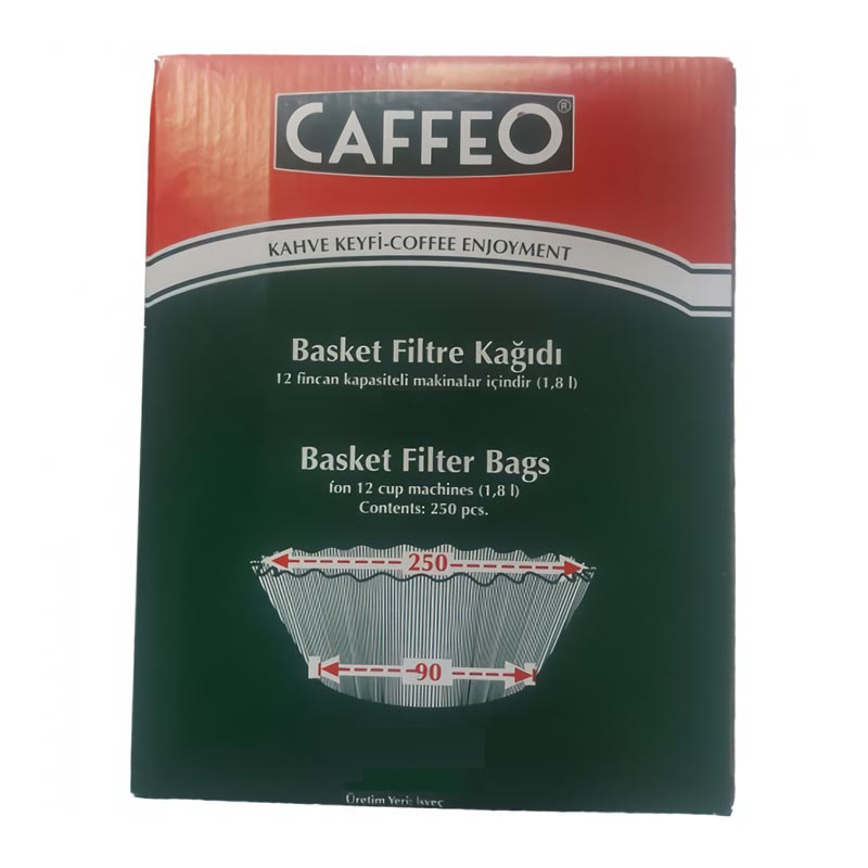 Caffeo Kahve Filtre Kağıdı, 250/90 mm, 1000 Adet