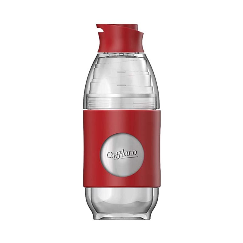 Cafflano Go-Brew Kahve Demleme Şişesi, Kırmızı