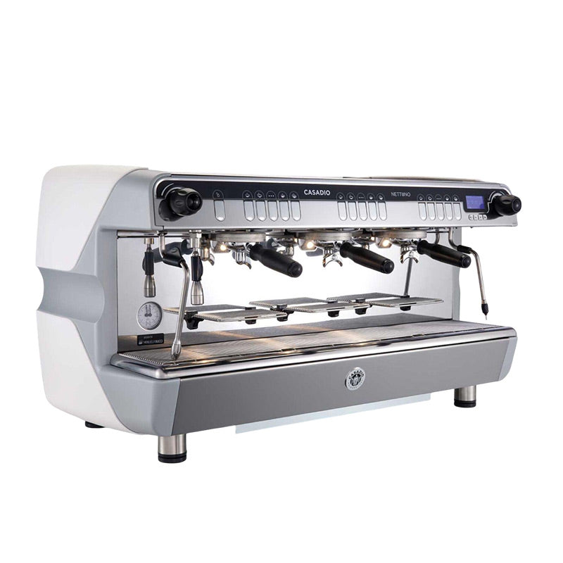 Casadio NETTUNO A3 TC Tall Cup Tam Otomatik Espresso Kahve Makinesi, 3 Gruplu, Beyaz