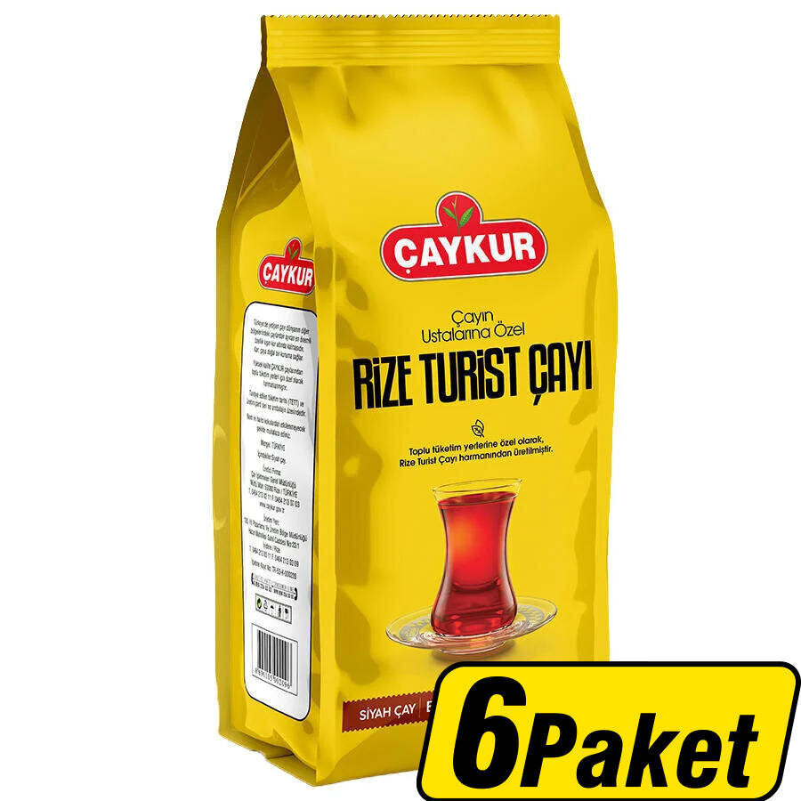 Çaykur EDT Rize Turist Dökme Çay 2000 g x 6 Paket - Koliyle Al Kazan
