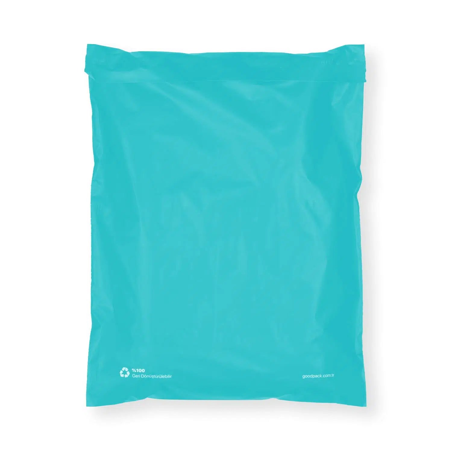 Cepsiz Turkuaz Kargo Poşeti 35x45+5 cm - 100 Adet