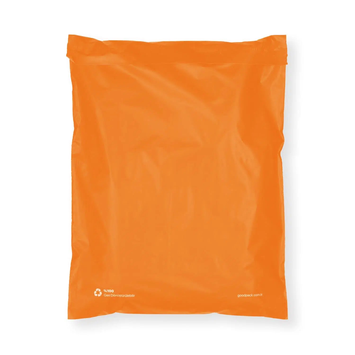 Cepsiz Turuncu Kargo Poşeti 35x45+5 cm - 100 Adet