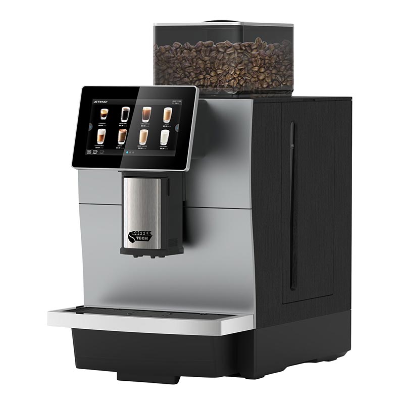 Coffeetech JL30 Tam Otomatik Kahve Makinesi, Iceberg Süt Soğutucu ve Karton Bardak Standı Hediyeli