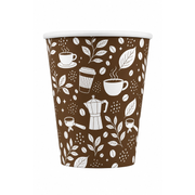 Desenli Karton Bardak, 8 OZ - 250 ML
