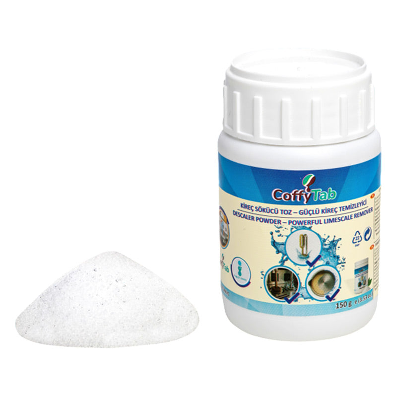 CoffyTab A001-7 Kireç Temizleyici Toz, 150 gr