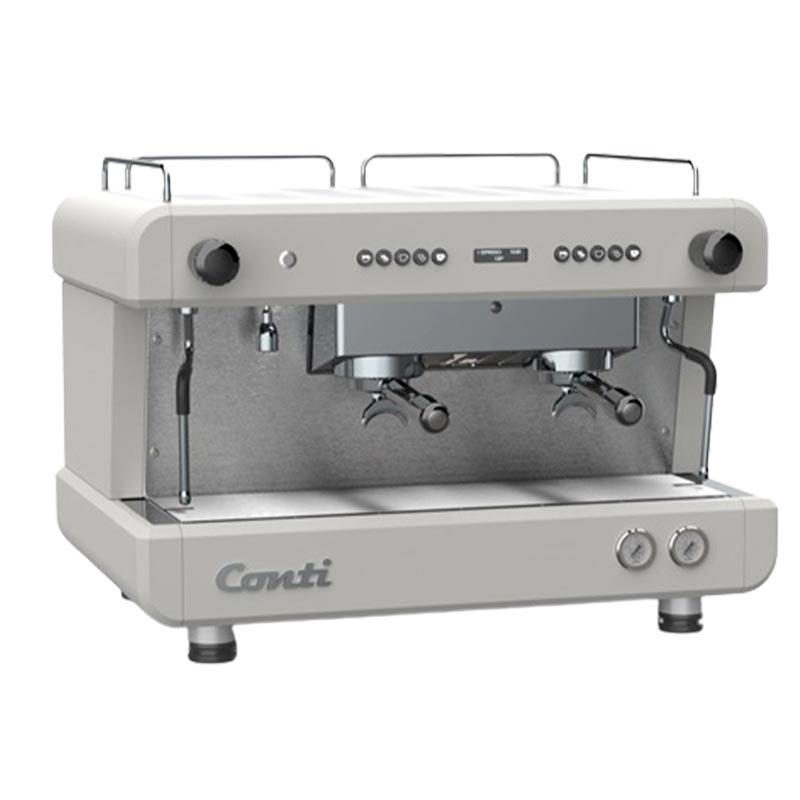 Conti Monaco CC202 Tam Otomatik Espresso Makinesi, 2 Gruplu, Beyaz