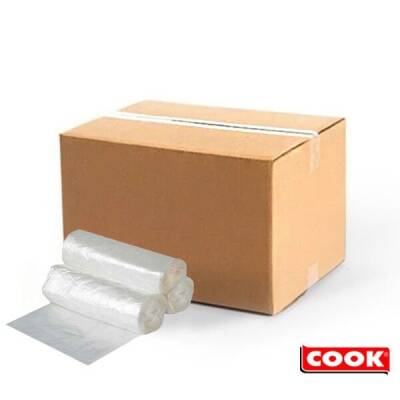 Cook EDT Mini Boy Şeffaf 30lu Çöp Torbası 40x50 cm