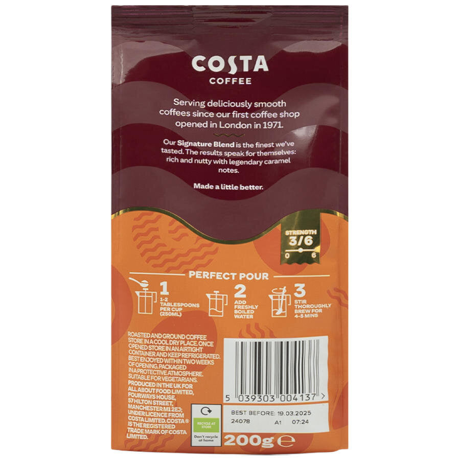 Costa Filtre Kahve 200 g