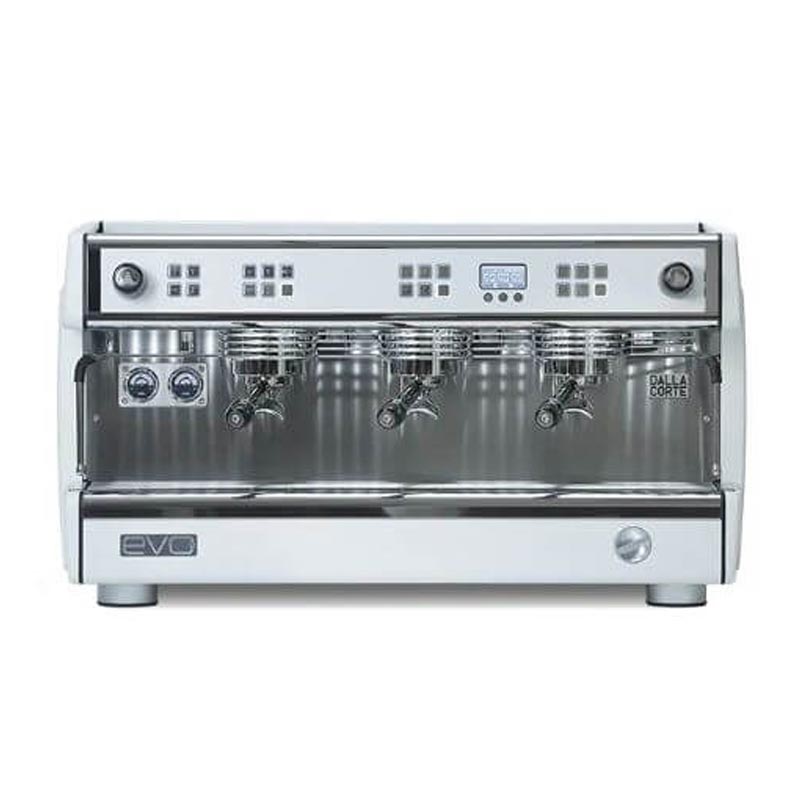 Dalla Corte Evo 2 Espresso Kahve Makinesi, 3 Gruplu, Beyaz