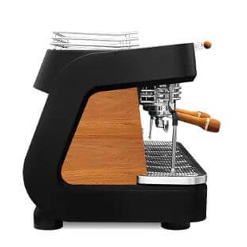 Dalla Corte XT Barista Espresso Kahve Makinesi, 2 Gruplu, Siyah Ceviz
