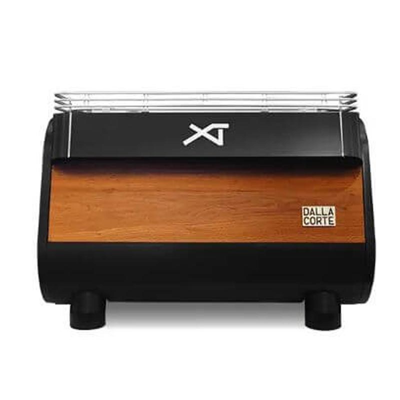 Dalla Corte XT Barista Espresso Kahve Makinesi, 2 Gruplu, Siyah Ceviz