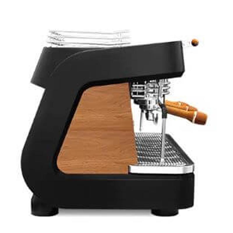 Dalla Corte XT Barista Espresso Kahve Makinesi, 3 Gruplu, Siyah Ceviz