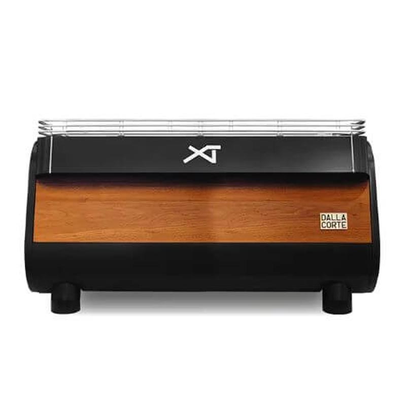 Dalla Corte XT Barista Espresso Kahve Makinesi, 3 Gruplu, Siyah Ceviz