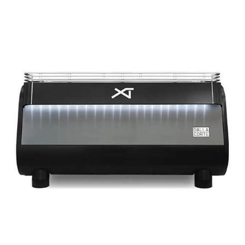 Dalla Corte XT Barista Espresso Kahve Makinesi, 3 Gruplu, Siyah Krom