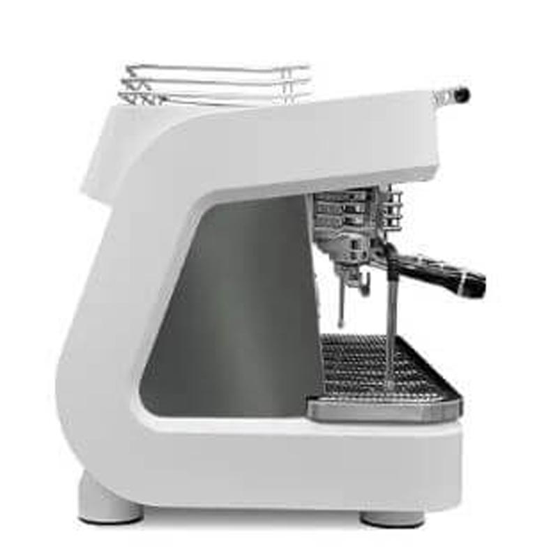 Dalla Corte XT Barista Espresso Kahve Makinesi, 3 Gruplu, Beyaz Krom
