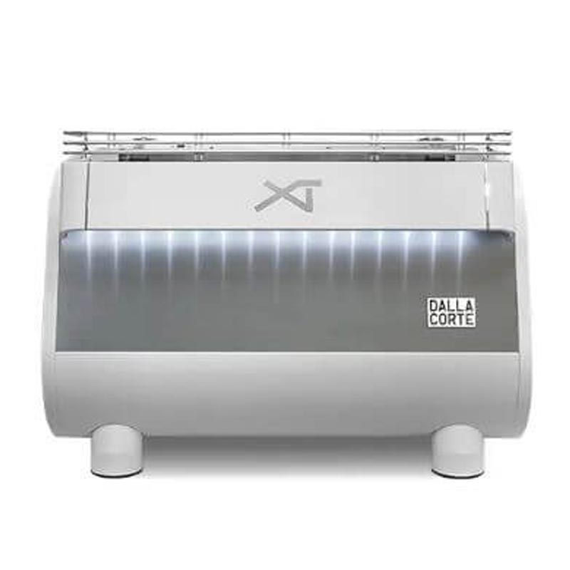 Dalla Corte XT Classic Espresso Kahve Makinesi, 2 Gruplu, Beyaz Krom