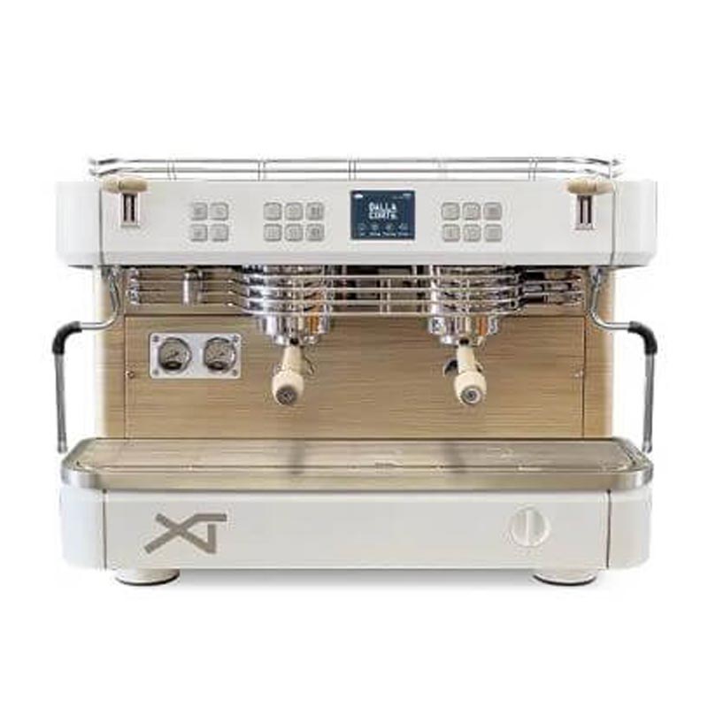 Dalla Corte XT Classic Espresso Kahve Makinesi, 2 Gruplu, Beyaz Meşe