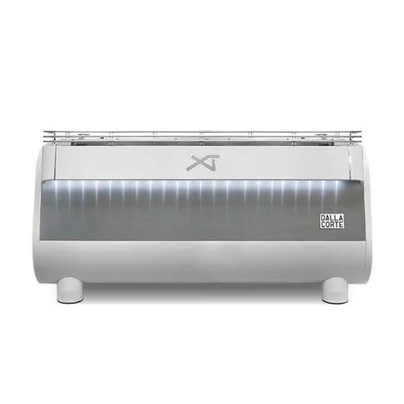 Dalla Corte XT Classic Espresso Kahve Makinesi, 3 Gruplu, Beyaz Krom
