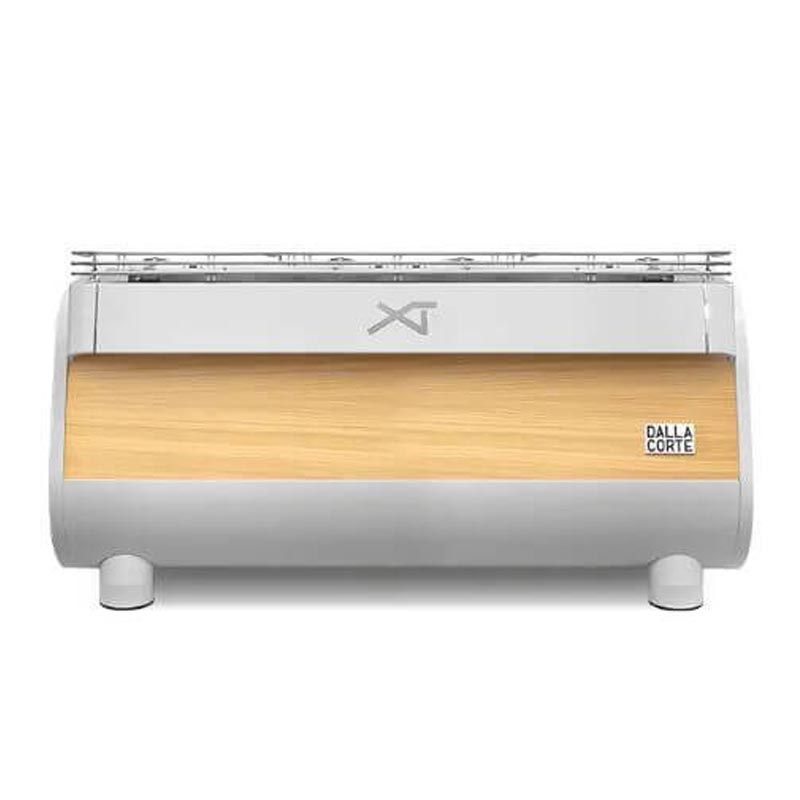 Dalla Corte XT Classic Espresso Kahve Makinesi, 3 Gruplu, Beyaz Meşe