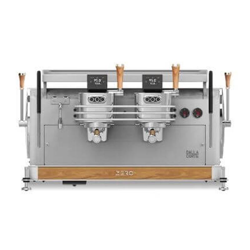 Dalla Corte Zero Barista Espresso Kahve Makinesi, 2 Gruplu, Beyaz Meşe