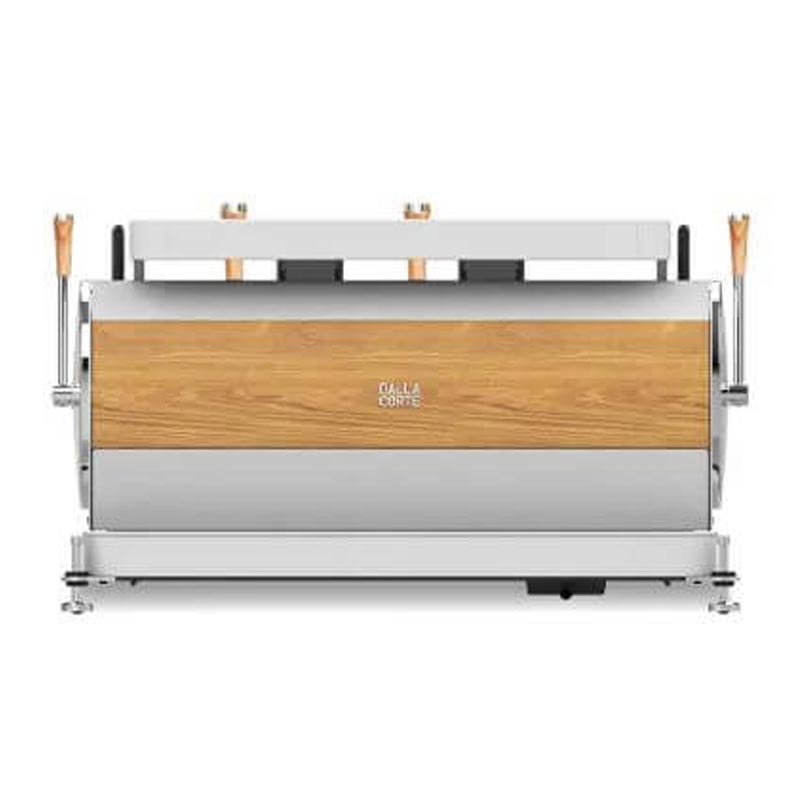 Dalla Corte Zero Barista Espresso Kahve Makinesi, 2 Gruplu, Beyaz Meşe