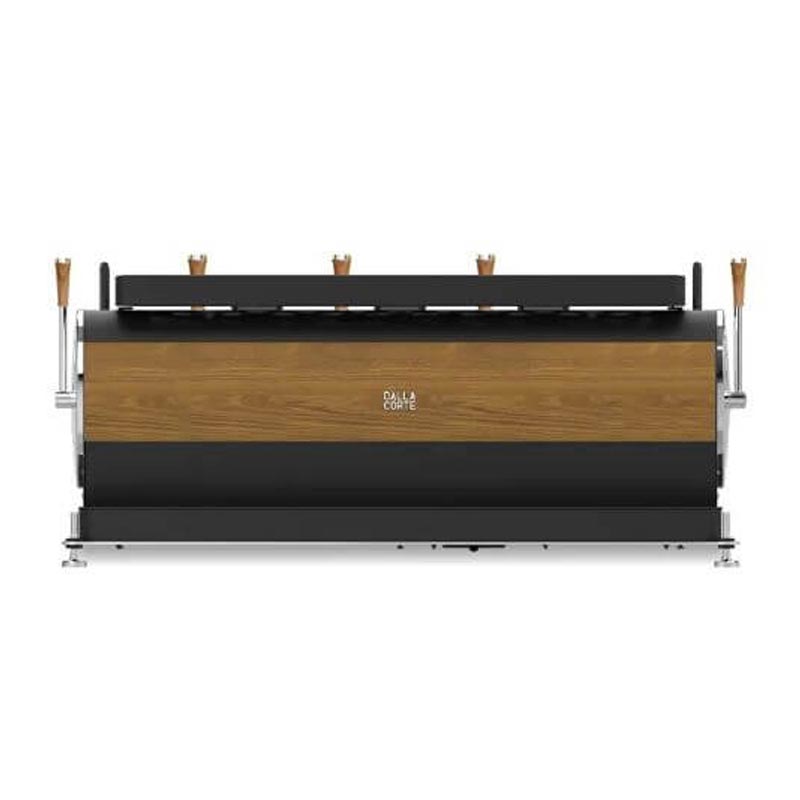 Dalla Corte Zero Barista Espresso Kahve Makinesi, 3 Gruplu, Siyah Ceviz