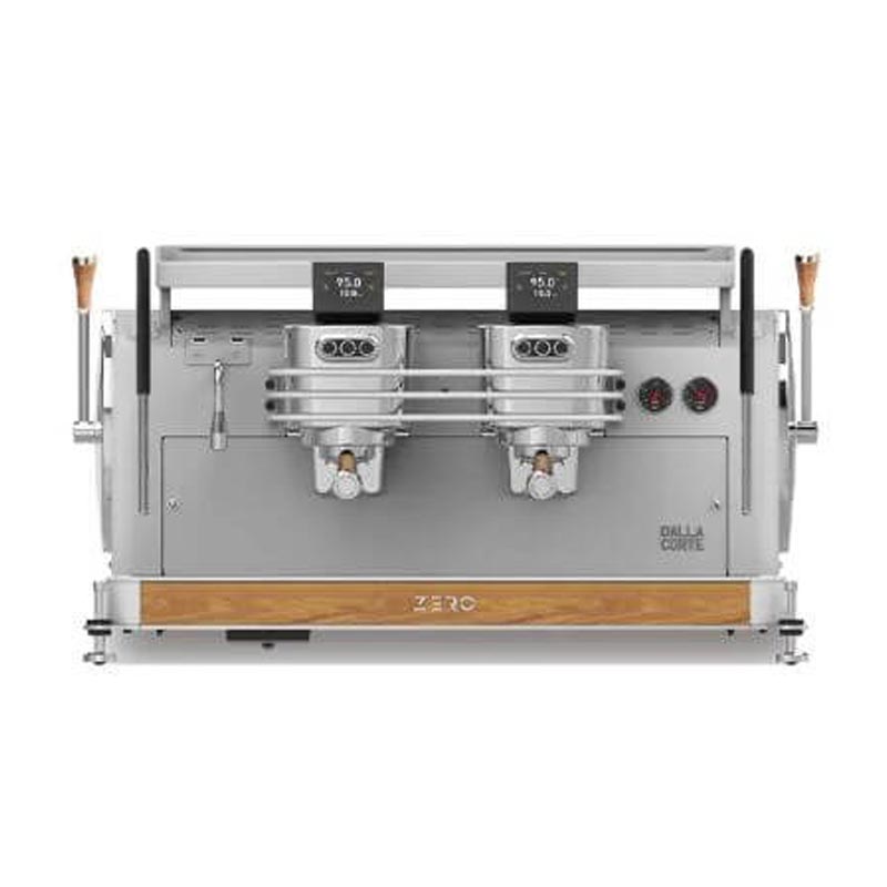 Dalla Corte Zero Classic Espresso Kahve Makinesi, 2 Gruplu, Beyaz Meşe