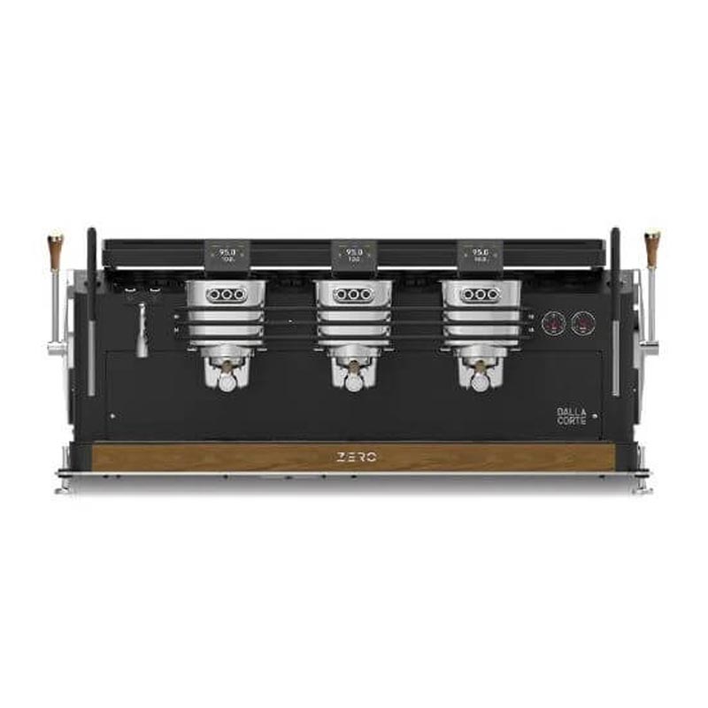 Dalla Corte Zero Classsic Espresso Kahve Makinesi, 3 Gruplu, Siyah Ceviz
