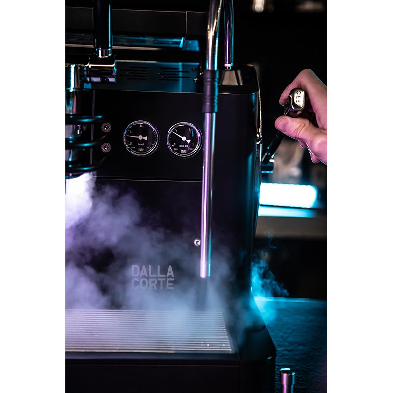Dalla Corte Zero Barista Espresso Kahve Makinesi, 2 Gruplu, Siyah