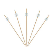 Dekoratif Küp Bambu Kürdan Mavi 9 cm