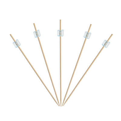 Dekoratif Küp Bambu Kürdan Mavi 9 cm